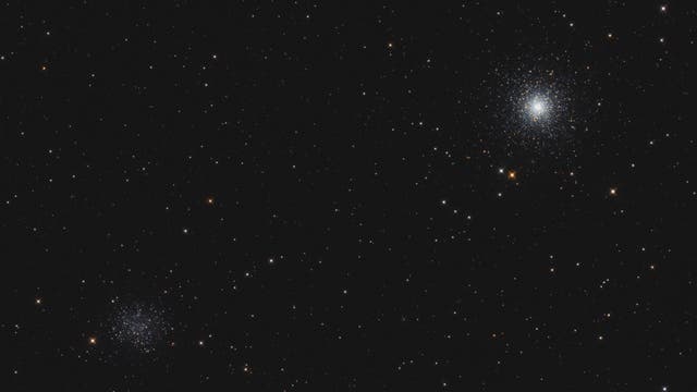 M 53 und NGC 5053 (Ausschnitt)