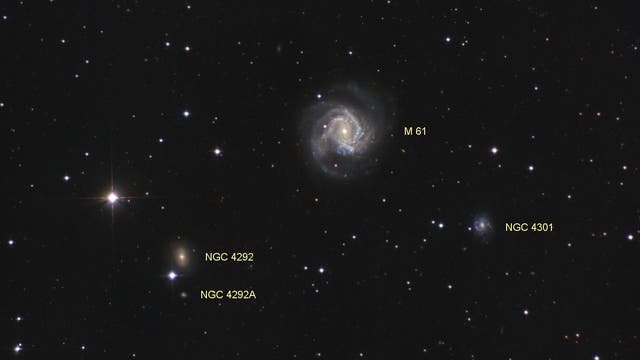 Messier 61 Galaxie (Objekte)