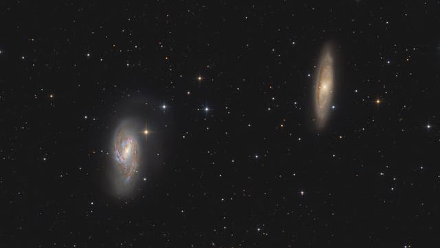 Messier 65/ 66 - zwei Drittel vom Leo-Triplett