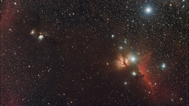 Nebellandschaft nördlich des Gürtels des Orion 