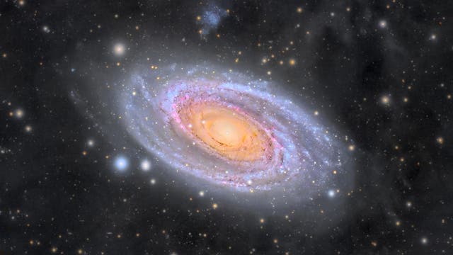 Messier 81 - Eine Galaxie gebadet in galaktischem Zirrus