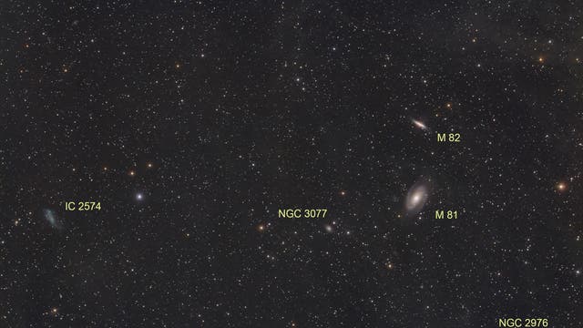 Messier 81, Messier 82 Galaxien-Gruppe