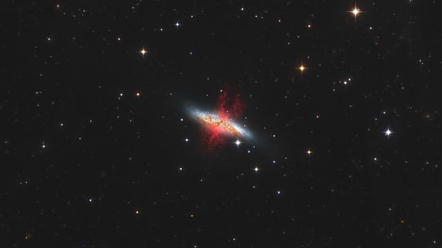 M82 (NGC 3034), die Zigarrengalaxie