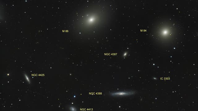 Galaxien in der Markarian-Kette (Objekte)