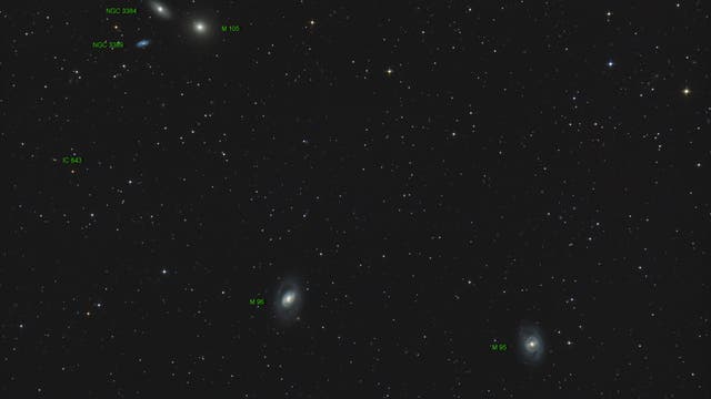 M 95, M 96 und M 105-Gruppe (Objekte) 