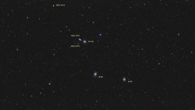 Messier 95, Messier 96 und Messier 105-Gruppe
