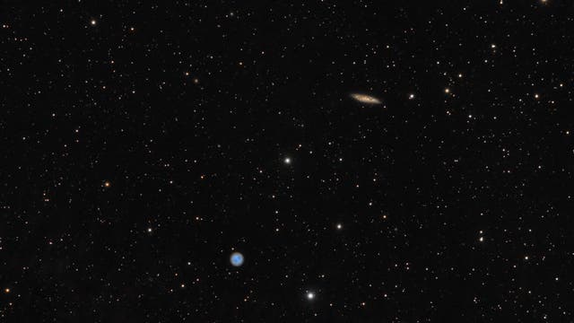 Kosmisches Duo – M97 und M108