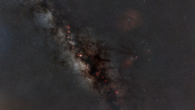 The Milky Way down to the Ara constellation