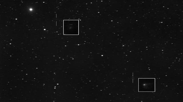 Treffen der Kometen 67P/Tschurjumow-Gerasimenko und 141P/Machholz 