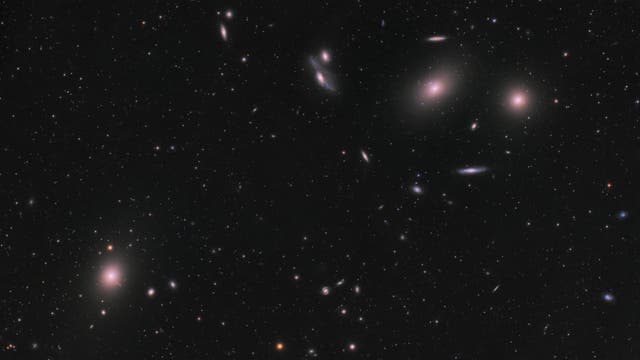 Das Zentrum des Virgo-Galaxienhaufens