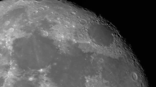 Mare Crisium am 12. Februar bei abnehmendem Mond
