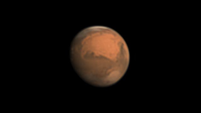 Mars am 29. Januar 2023 mit nur noch 10,9 Bogensekunden