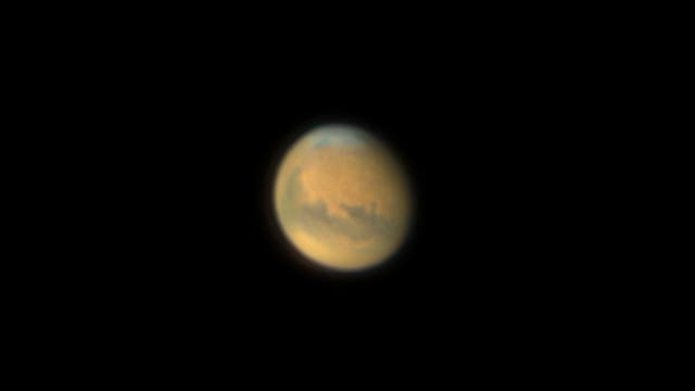 Mars am 25. Oktober 2022