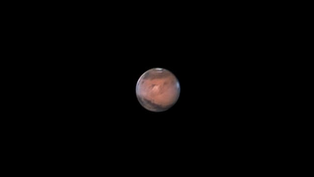 Mars am 25. März 2014