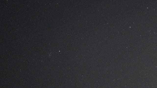 Mars strebt auf M44 zu