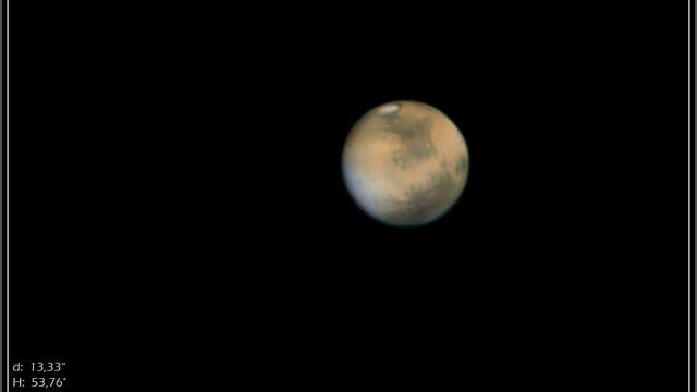 Mars am 21.3.2012