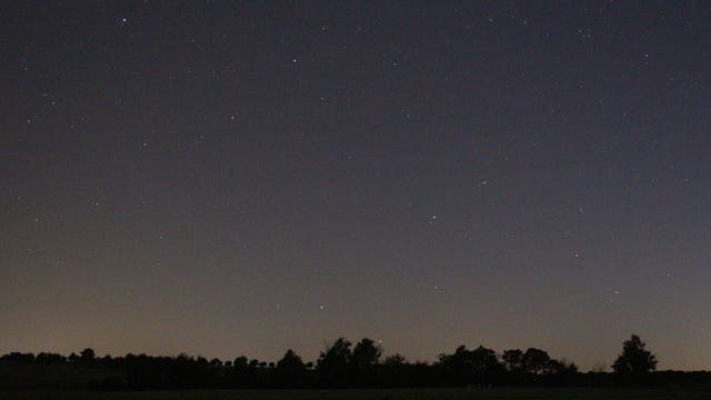 Mars im Sternbild Löwe