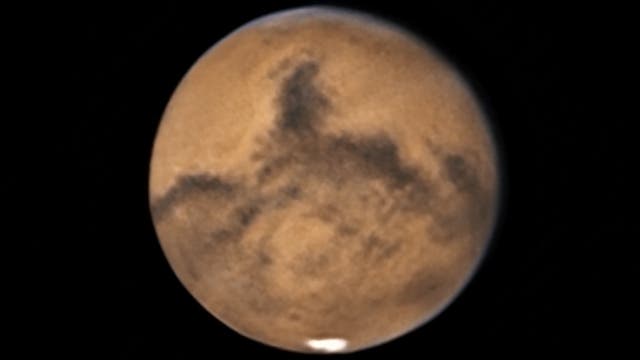 Mars am 1. Oktober 2020