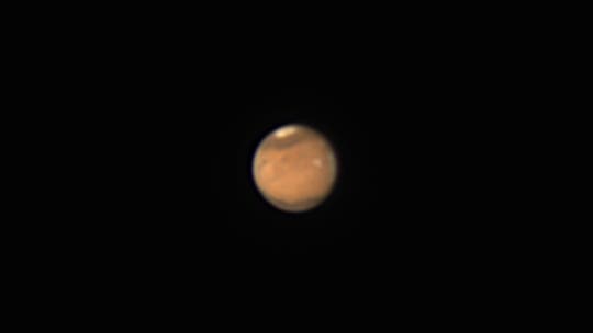Mars am 5.2.2012 um 3:42 Uhr MEZ