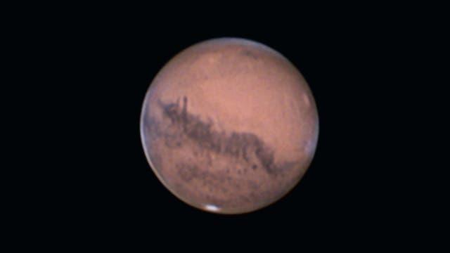 Mars am 10. Oktober 2020
