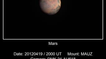 Mars mit Olympus Mons