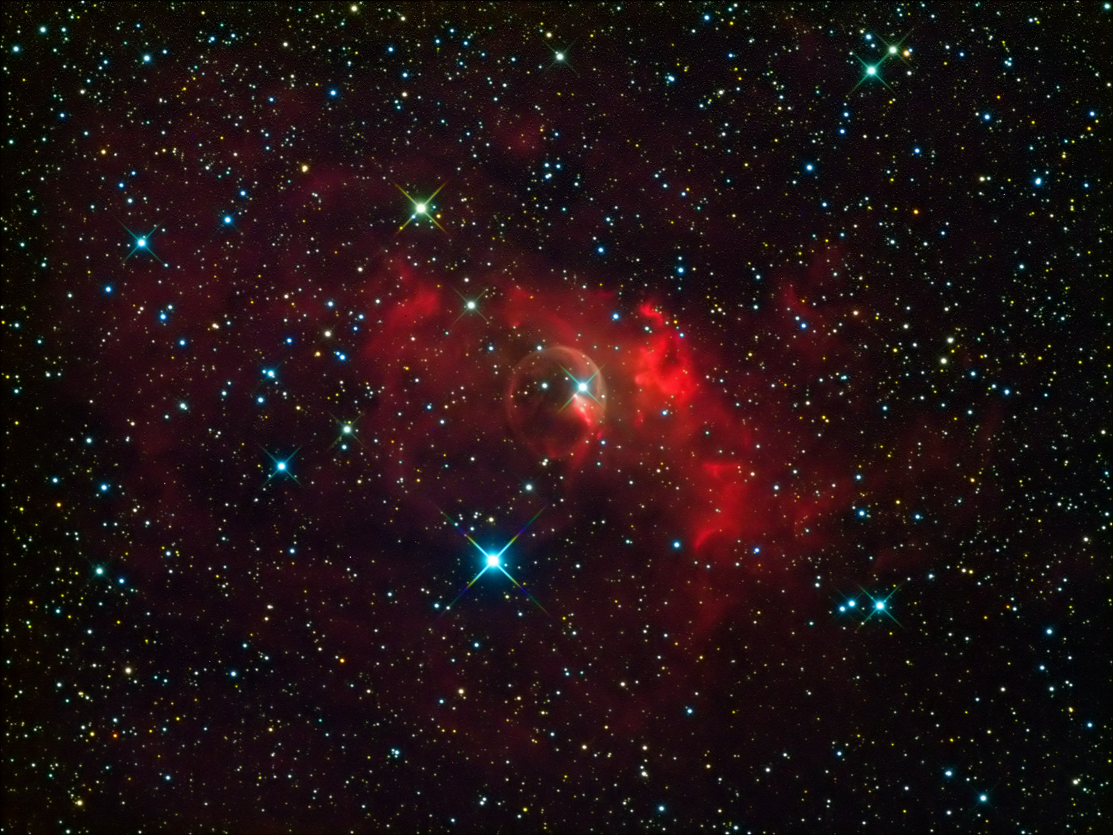 NGC 7635 - Bubble Nebula in Cas
