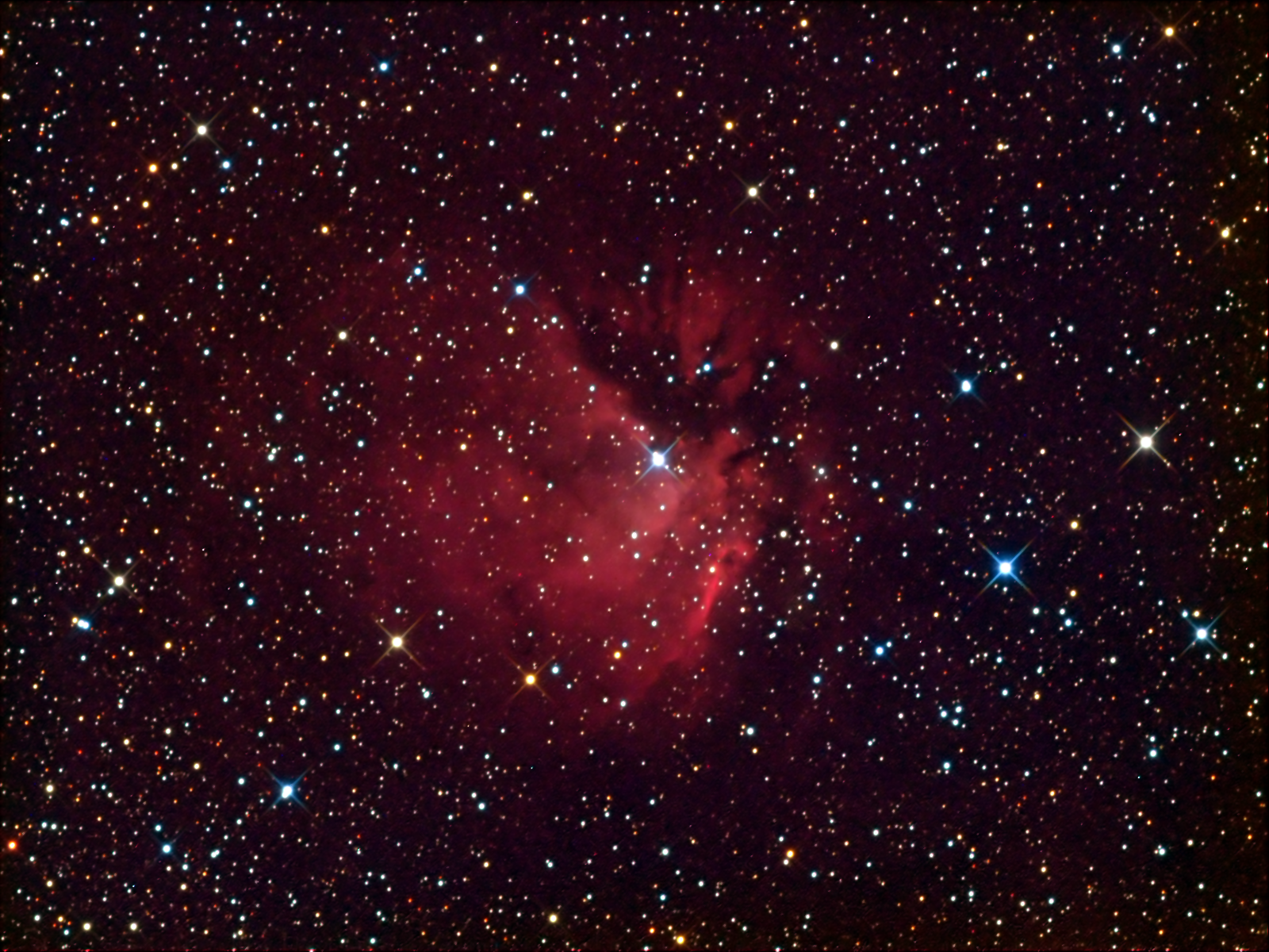 Sh2-112 Emission Nebula in Cygnus