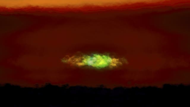 Green flash sequence