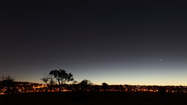 Venus und Merkur in Südafrika