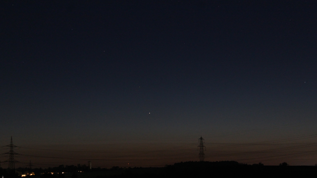 Merkur und Venus am Abendhimmel - 2