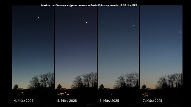 Venus und Merkur