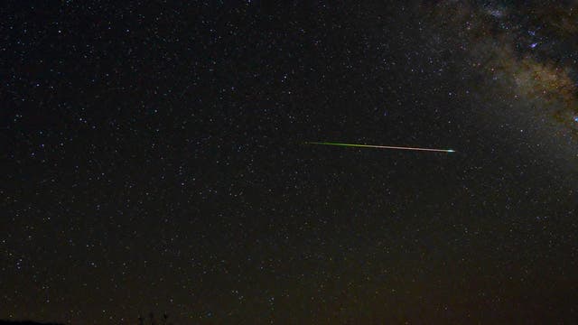 Heller Meteor über La Palma