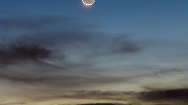 Mond und Venus am 18. Oktober 2017