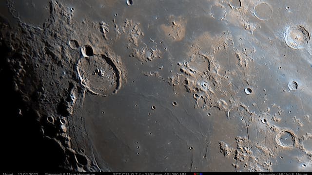 Mond, Gassendi & Mare Humorum am 12. Februar 2022