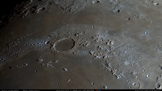 Mond, Plato & Vallis Alpes am 11. Februar 2022