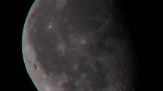 Abnehmender Mond am 31. März 2024