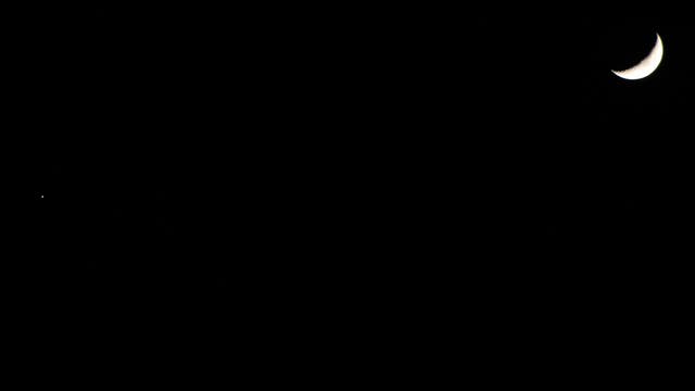 Mond und Jupiter