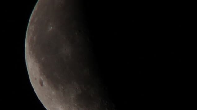Abnehmender Mond