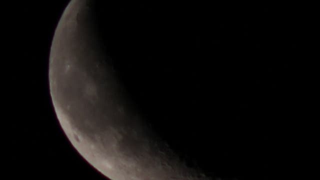 Abnehmende Mondsichel