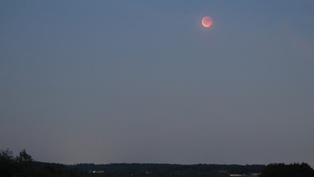 Total verfinsterter Vollmond