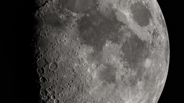 Mond am 8. August 2019
