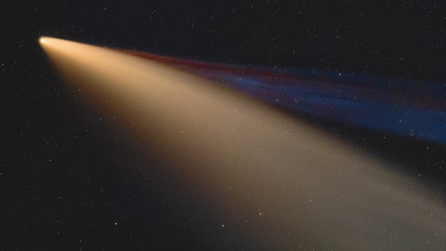 Komet NEOWISE mit Natriumschweif - Neubearbeitung