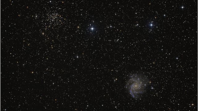 Galaxie NGC 6946 und OH NGC 6939