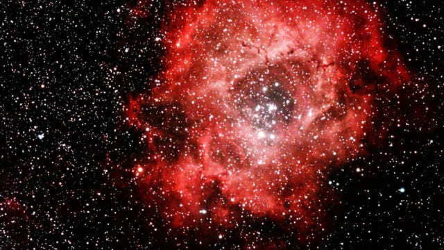Rosettennebel mit offenem Sternhaufen NGC2244