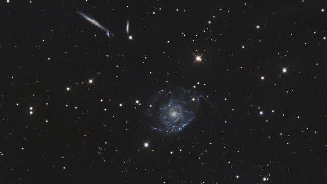 Galaxienquartett Holm 124 (Ausschnitt)