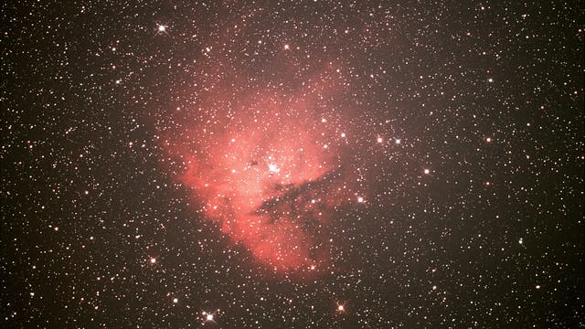 Pacman-Nebel NGC 281 im Sternbild Kassiopeia