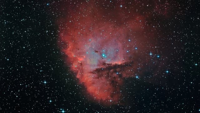 NGC 281 H-alpha/O3 Bicolor