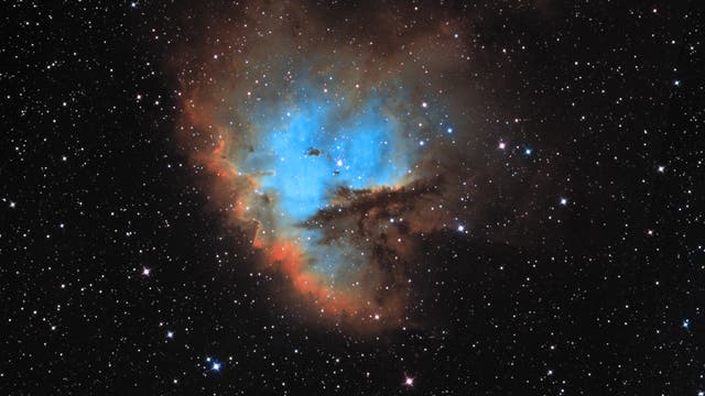 NGC 281 Hubble Palette H-alpha SII OIII