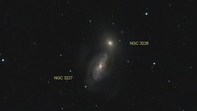Arp 94 = NGC 3226 und NGC 3227 (Objekte)