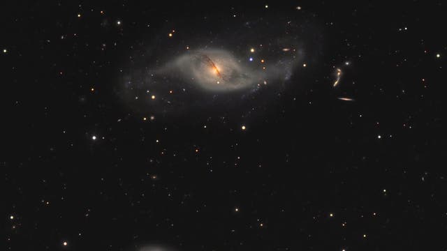NGC 3817 und Begleitung